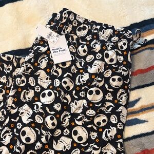 NWT Black and White Halloween Pajama Pants